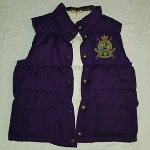 Purple Ralph Lauren Vest